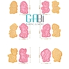 Khuôn nhấn cookie 3D (nhiều mẫu)