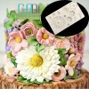 Khuôn fondant silicon hoa cúc to