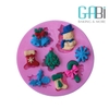 Khuôn fondant Noel 8 hình