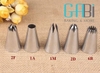 Set 5 đui bắt kem cơ bản