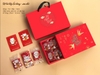 Bộ túi hộp đựng bánh kẹo Én vàng 25*16.5*5cm