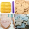 Bộ khuôn nhấn chữ, số cookie
