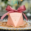 Hộp đựng kẹo có nơ 7*7*7.5cm