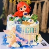 Búp bê trang trí bánh hình công chúa