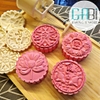 Khuôn trung thu lò xo 4 mặt hoa sen-cá chép 150g