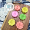 Khuôn trung thu lò xo 6 mặt bát giác hình đèn lồng 65g