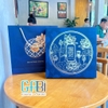 Hộp đựng bánh trung thu 4 bánh 150-200g Sen Phú Quý Xanh