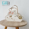 Hộp giấy đựng bánh thỏ trắng 25*10.6*10.6 cm
