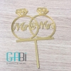 Topper cưới mica