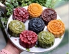 Khuôn trung thu lò xo 6 mặt hoa 75g B01