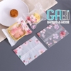 Túi đựng bánh trung thu hoa đào 4 mẫu 100-125g