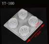 Khuôn rau câu nhựa hoa 4 mẫu YT-100