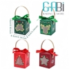 Hộp giấy Noel có quai xách 8.5*8.5*10 cm