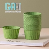 50c cốc giấy lót cupcake màu trơn 6.5cm