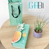 Set hộp+túi giấy đựng bánh quy, bánh dứa