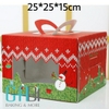 Hộp  giấy đựng bánh gato Noel