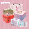 Hộp giấy đựng gato 25*25cm