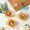 Túi đựng bánh trung thu 75g trắng 3 mẫu thỏ