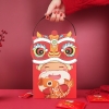 Hộp đựng bánh, kẹo Lân có quai xách