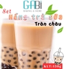 Combo hồng trà trân châu sữa (10-12 cốc)