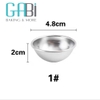 Khuôn bán cầu nhôm đúc 4.8cm