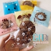 Túi đựng cookie mép dán hình động vật 10*10cm