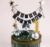Que topper cắm bánh dây treo Happy birthday