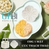 Khuôn trung thu 1 mặt cúc thạch thảo 75-150g