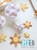 Khuôn fondant nhấn hình bông tuyết 3c
