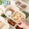 Hộp bã mía 2 ngăn nắp trong 850ml