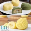 Khuôn trung thu lò xo 2 mặt chanh-lá  50g