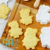 Khuôn nhấn cookie 3D (nhiều mẫu)