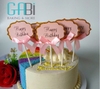 Set 5 topper tag HPBD