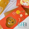 Hộp giấy hình thỏ đựng 2 bánh 50g 16*8*5cm