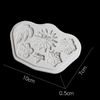 Khuon fondant silicon bảng 6 hoa+lá