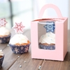 Hộp đựng cupcake 1 ô có quai xách