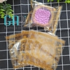 Túi đựng bánh trung thu trắng viền vàng 150-180g