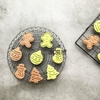 Khuôn nhấn cookie lò xo Noel 4 hình