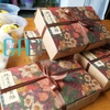 Hộp giấy đựng 6 bánh 50-80g Hoa vintage