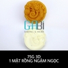 Khuôn nhấn trung thu lò xo 1 mặt rồng 75g