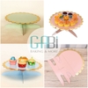 Cake stand giấy 1 tầng