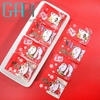 100c Túi đựng bánh quy hình mèo Tết 10*7cm