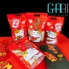 10 túi zip đựng bánh quy, kẹo hình mèo Tết 23*15.5*6.5cm
