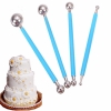 Dụng cụ làm fondant đầu tròn 4 món