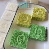 Khuôn nhấn trung thu lò xo 125g 4 mặt vuông Tài-Phúc-Lộc-Thọ