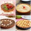 Khuôn tart chống dính đế rời 13.5cm