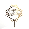 Topper cắm bánh mica HPBD