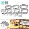 Set 12 khuôn cắt cookie inox tròn