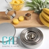 Set 12 khuôn cắt cookie inox tròn