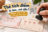 Thẻ tích điểm bị lem, mờ khi đóng dấu: Nguyên nhân do đâu và cách khắc phục?